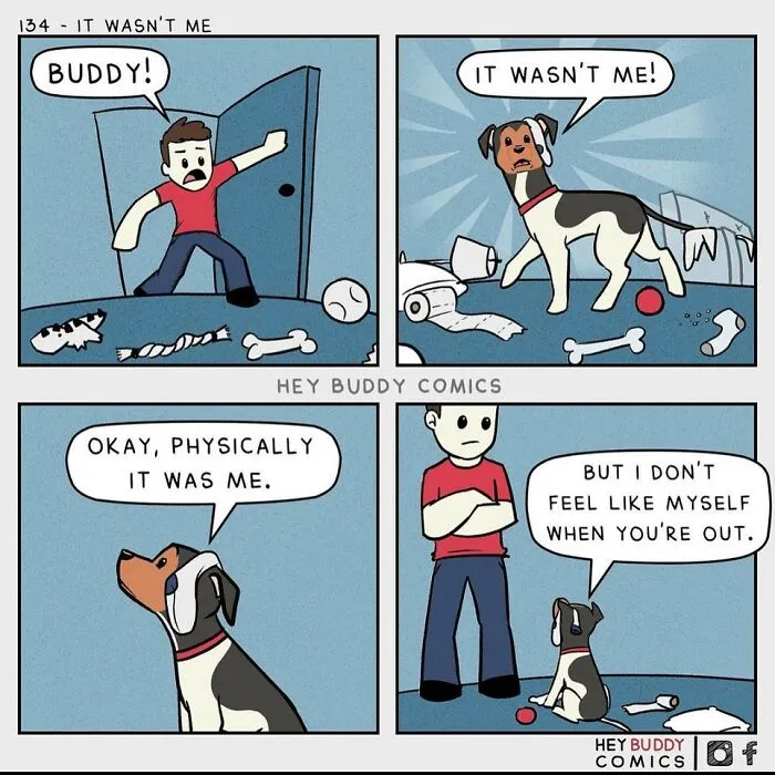 35 Heartwarming Comics That This Artist Created Inspired By His Dog (New Pics)