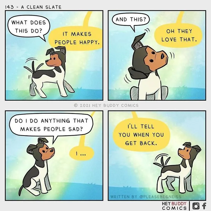 35 Heartwarming Comics That This Artist Created Inspired By His Dog (New Pics)