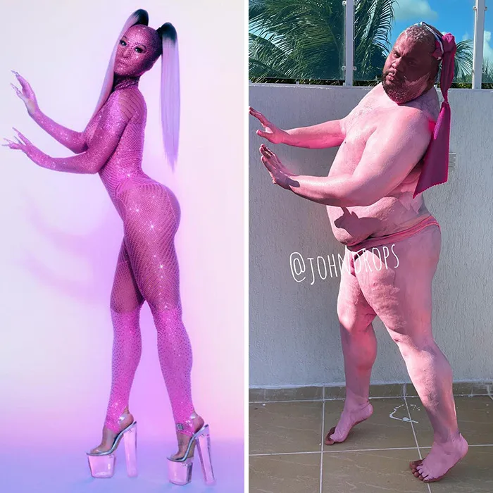 Hilarious Celebrity Outfit Recreations By John Drops (30 Pics)