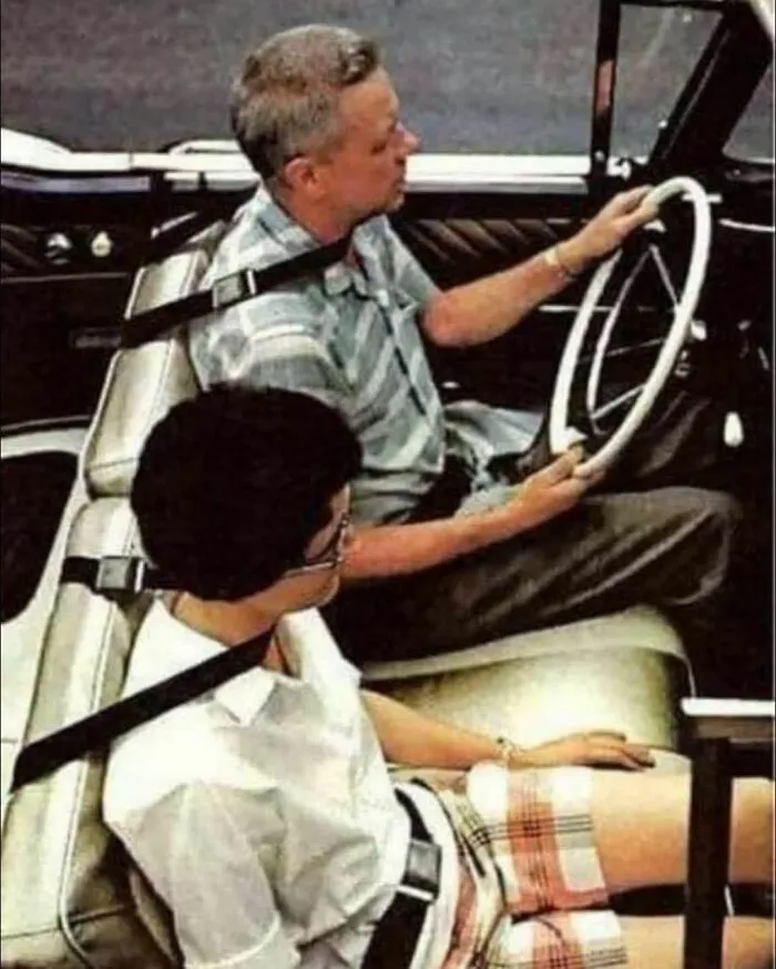A Concept Design For Car Safety Belts From The 1960s