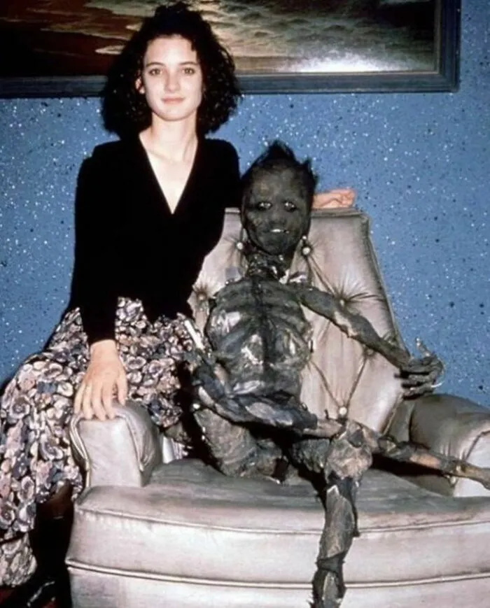 Winona Ryder On The Set Of ‘Beetlejuice‘, 1988