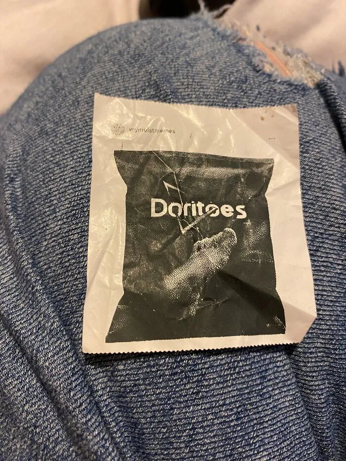 My 13yo Son Had Surgery On An Ingrown Toenail Earlier In The Year, Just Found This Inside His School Jacket Pocket.  His Friends Think It’s Hilarious Lol