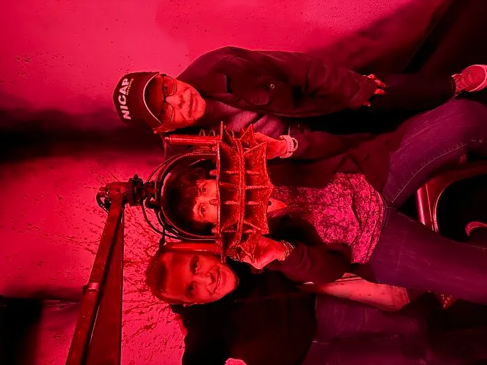 13th Basement Exit Game Oc Anaheim Ca (I Took This Photo Of My Husband & Parents)