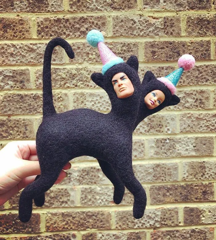 From Discarded Dolls To Creepy Delights: 43 Creatures That I Brought To Life Through Needle Felting