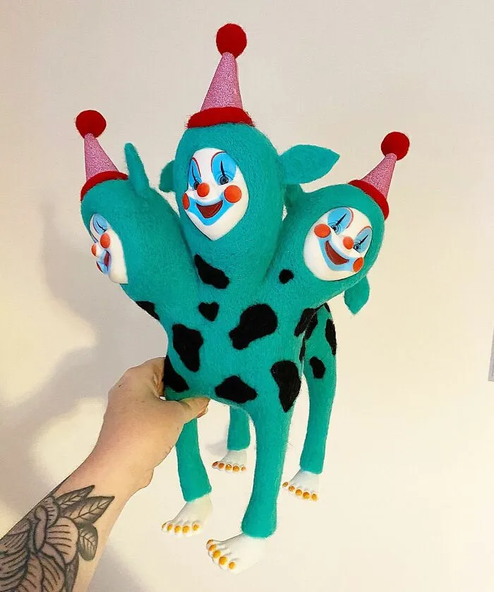 From Discarded Dolls To Creepy Delights: 43 Creatures That I Brought To Life Through Needle Felting