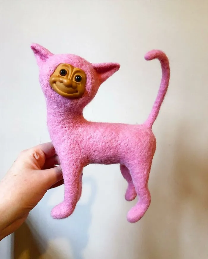 From Discarded Dolls To Creepy Delights: 43 Creatures That I Brought To Life Through Needle Felting