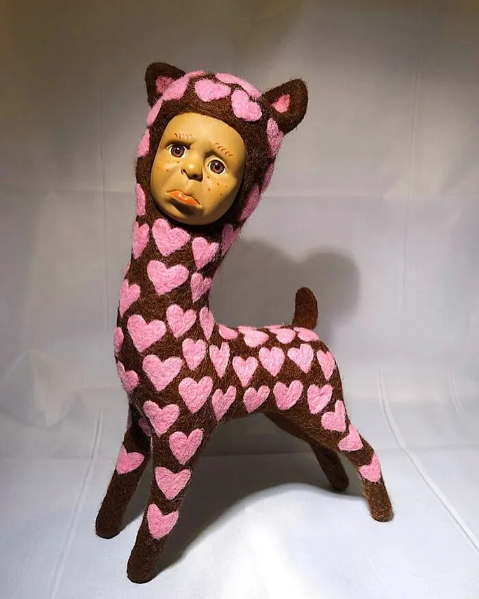 From Discarded Dolls To Creepy Delights: 43 Creatures That I Brought To Life Through Needle Felting
