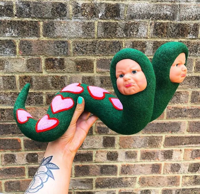 From Discarded Dolls To Creepy Delights: 43 Creatures That I Brought To Life Through Needle Felting