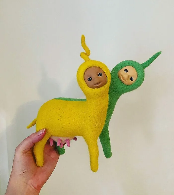 From Discarded Dolls To Creepy Delights: 43 Creatures That I Brought To Life Through Needle Felting