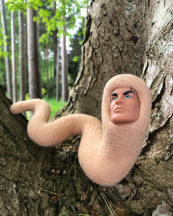 From Discarded Dolls To Creepy Delights: 43 Creatures That I Brought To Life Through Needle Felting