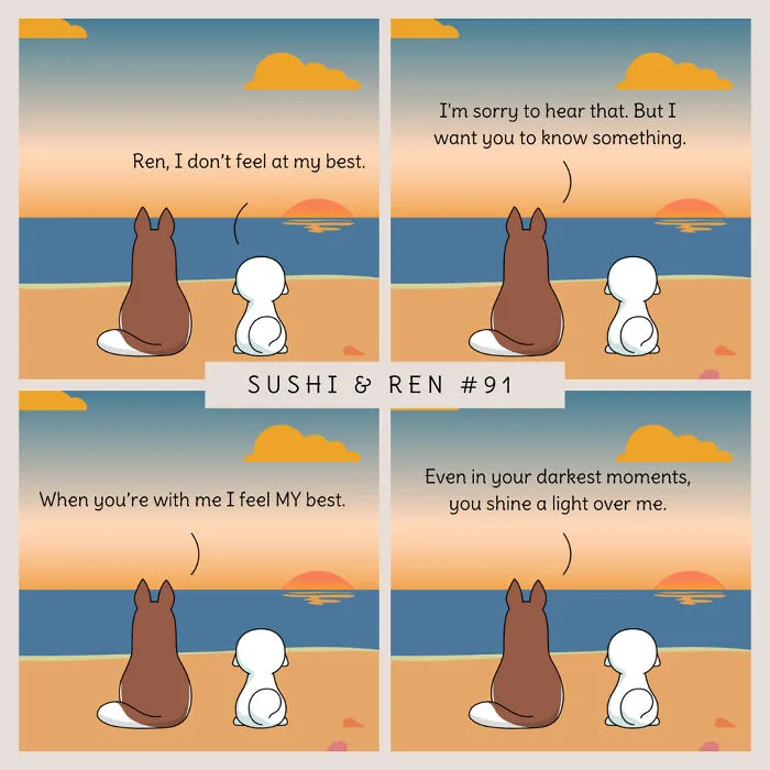 I Created 40 Humorous Comics Featuring A Dog Love Story