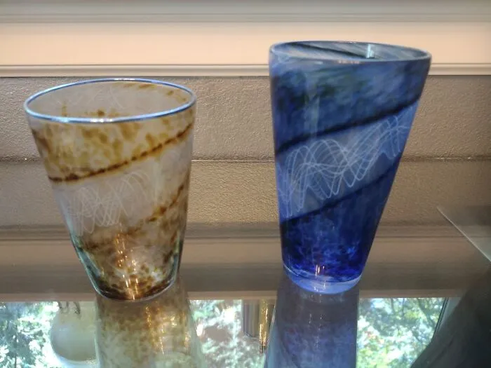 Hand Blown Drinking Glasses Made By A Friend