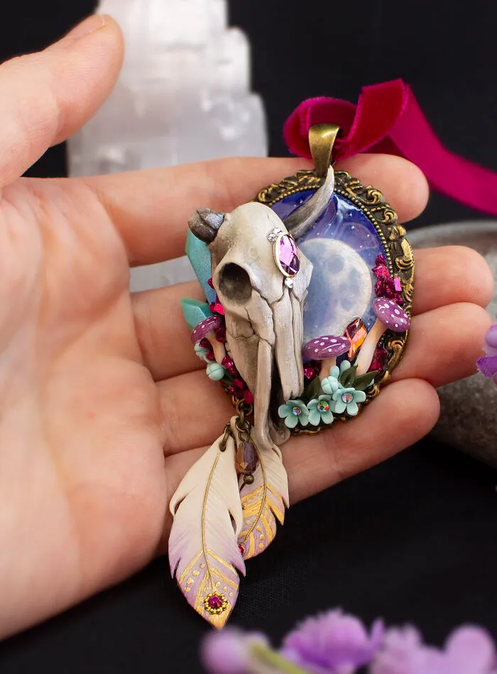 With My Sister, We Create Wearable Art From Polymer Clay (13 Pics)