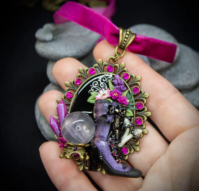With My Sister, We Create Wearable Art From Polymer Clay (13 Pics)