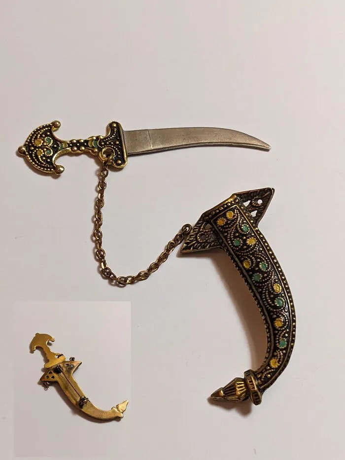 Found This Antique Letter Opener On Etsy. Even Has A Pin Back!