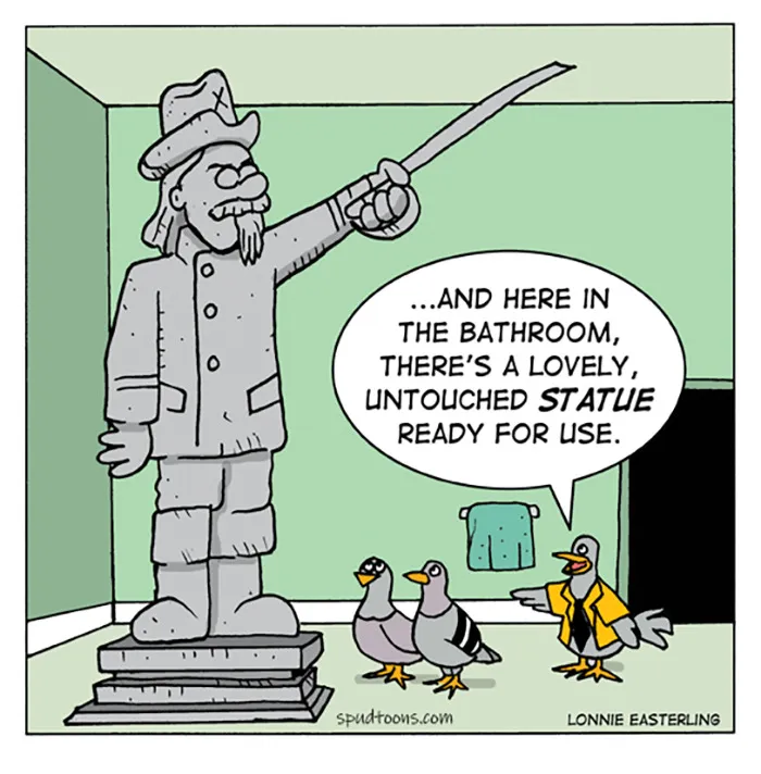“Spud Toons”: 40 Absurdly Funny One-Panel Comics (New Pics)