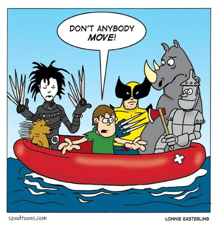 “Spud Toons”: 40 Absurdly Funny One-Panel Comics (New Pics)