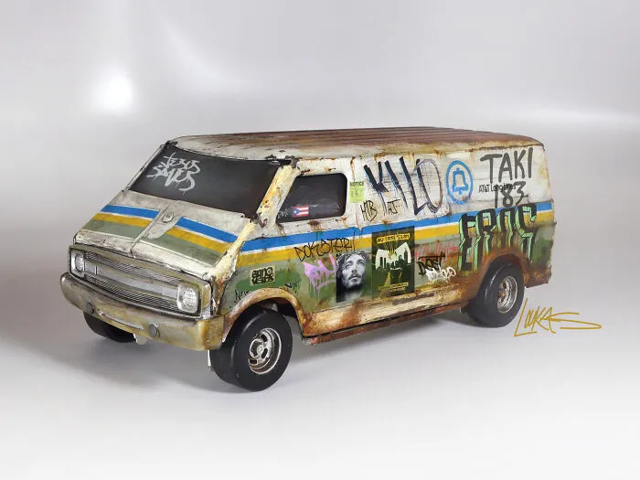 Vintage At&t Van Line Truck