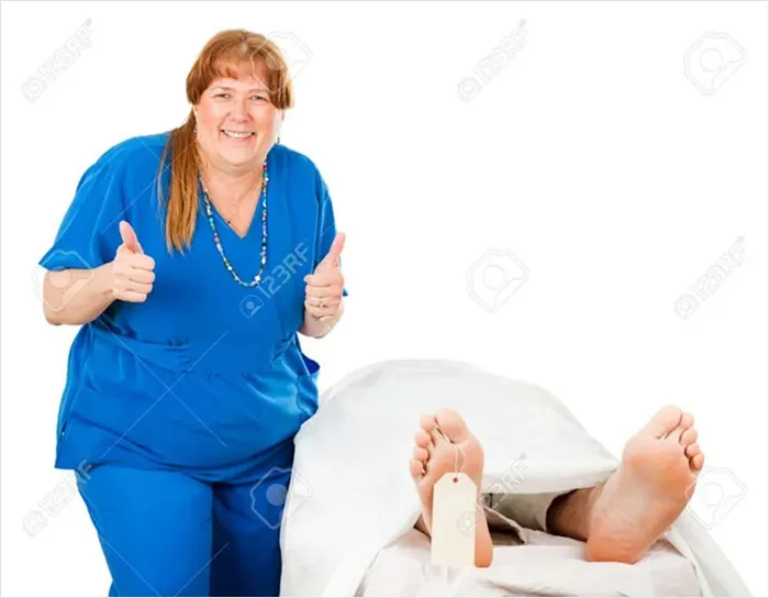 Good News!  He's No Longer In Pain!