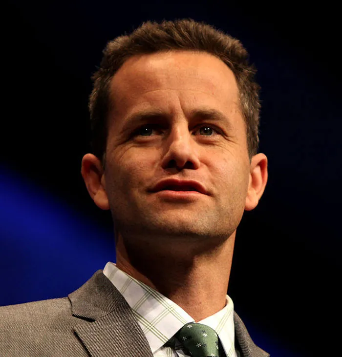 Kirk Cameron, an actor who had an amazing career, looks intently at an event.