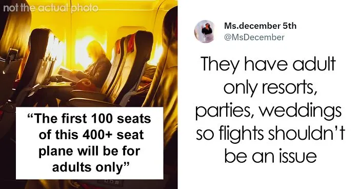 “What A Sad World We Live In”: The Internet Reacts To Airline Introducing A Child-Free Plane Section