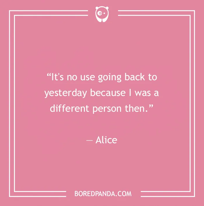 Alice quote on perception 