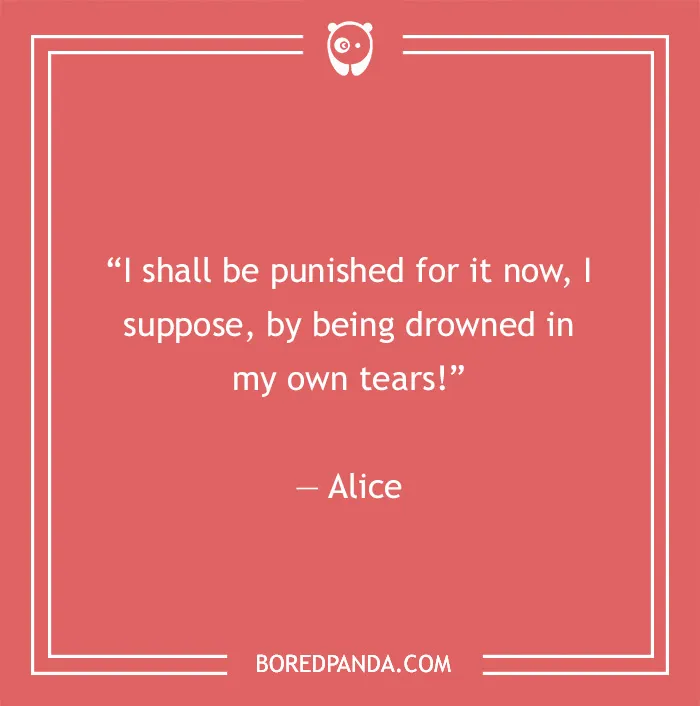 Alice quote on crying 