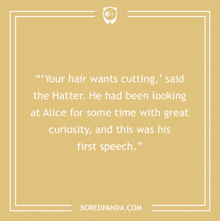 Quote from Alice in Wonderland 