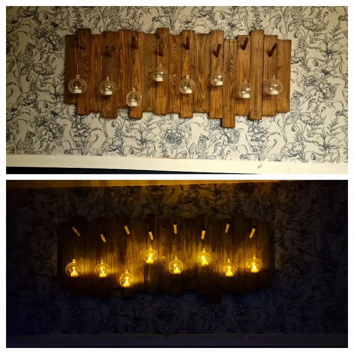 Hanging Candle Light Feature