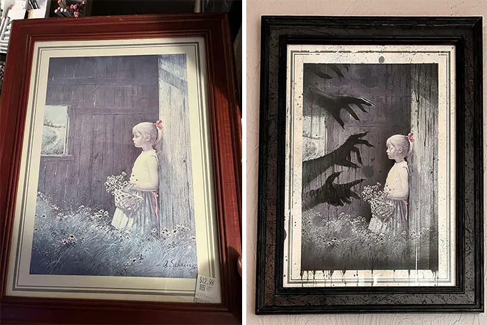 Altered Thrift Shop Artwork (By Me)