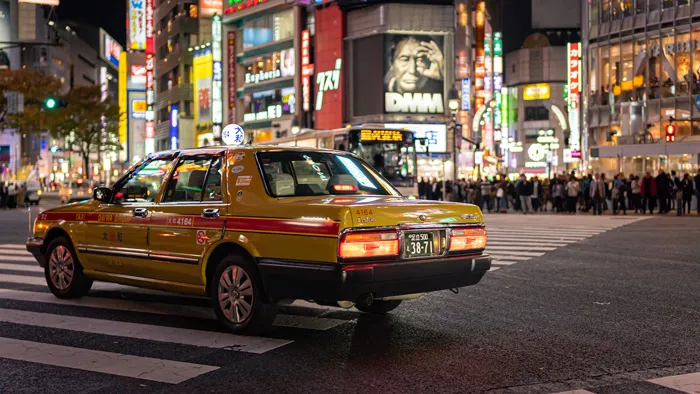 City Lights and Yellow Rides