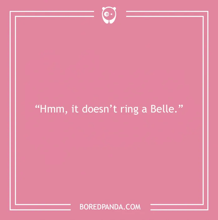 Disney joke on Belle