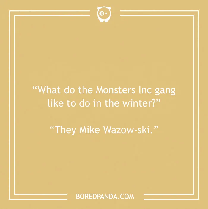 Disney joke on Mosnters Inc