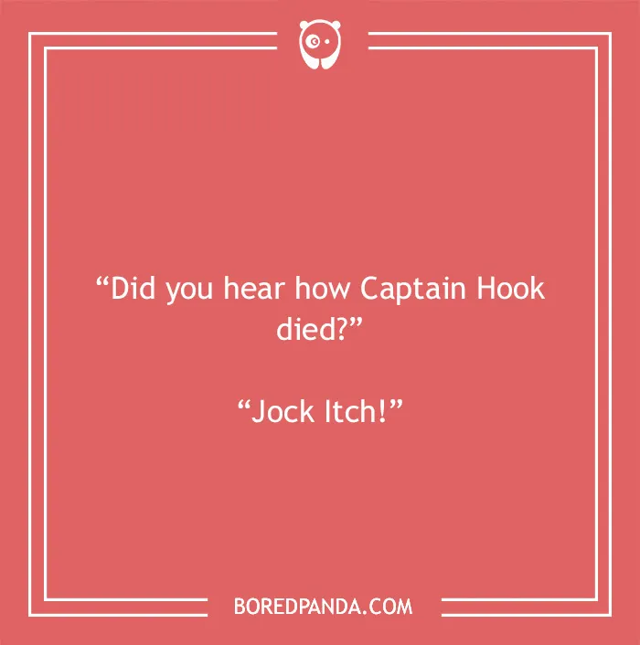 Disney joke on Captain Hooks death