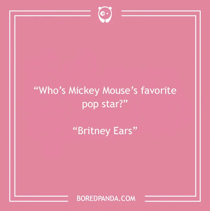 Disney joke on Mickey Mouse’s favorite pop star