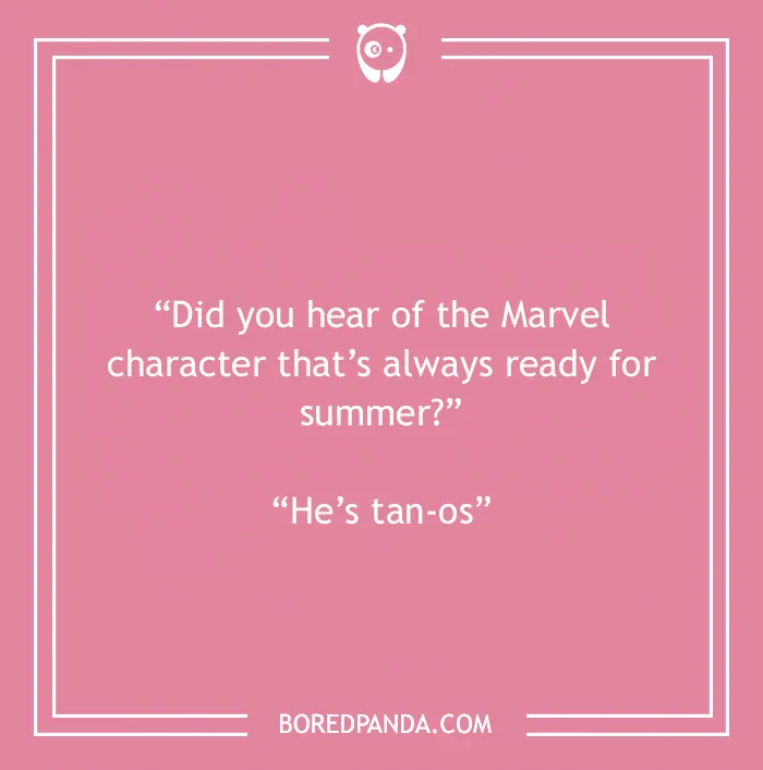 Disney joke on Marvel 