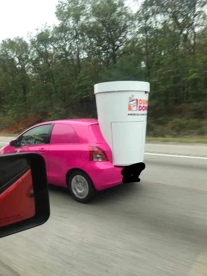 Brings New Meaning To Running' On Dunkin