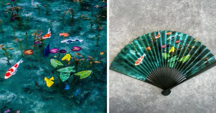 In Homage To Monet, I Made Gold-Winning  Traditional Japanese Folding Fans
