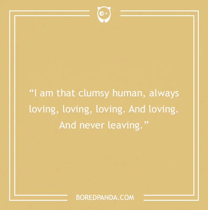 Love You’re Tripping Over, Literally
