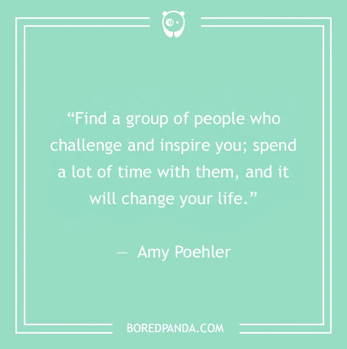 Amy Poehler quote on friendship 