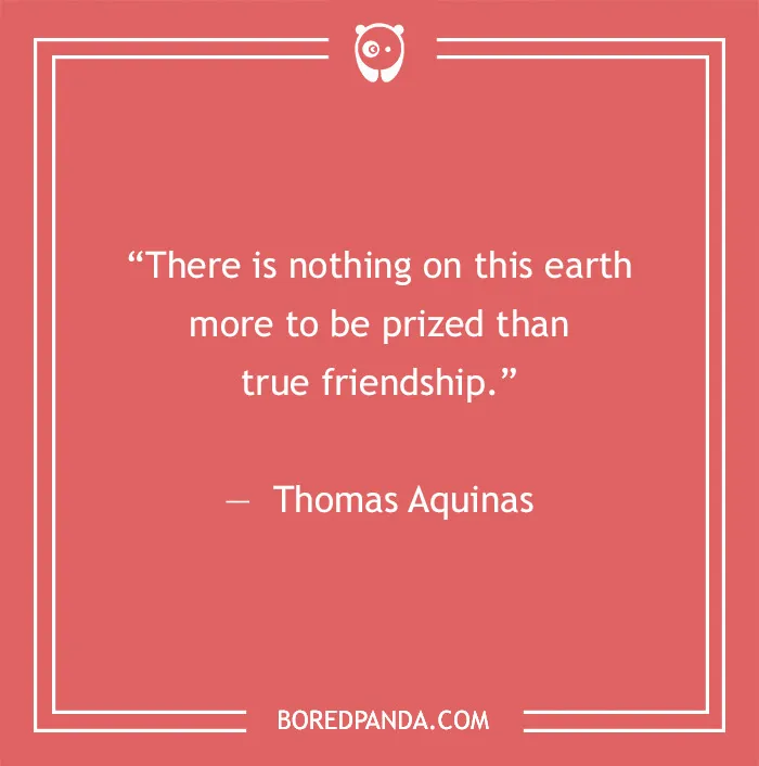 Thomas Aquinas quote on friendship 