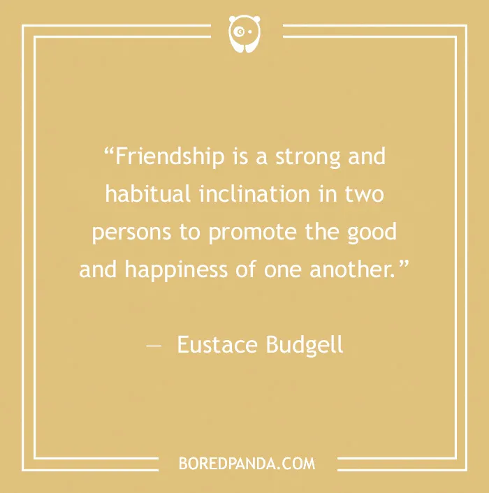 Eustace Budgell quote on friendship 