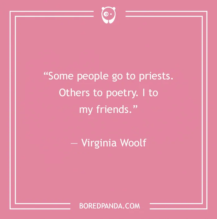 Virginia Woolf quote on friendship 