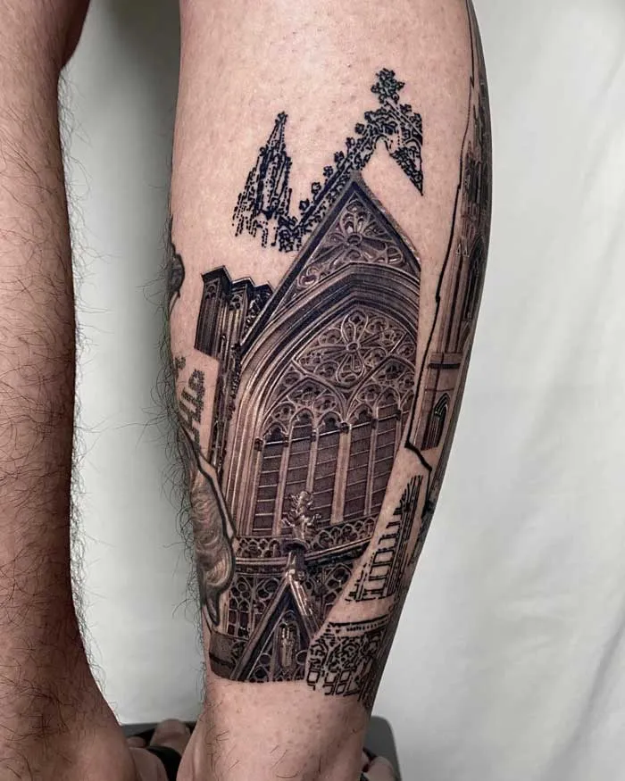 Cathedral Calve Tattoo