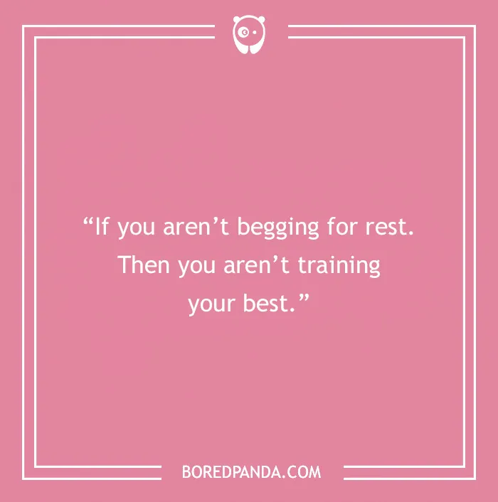 Gym quote about training