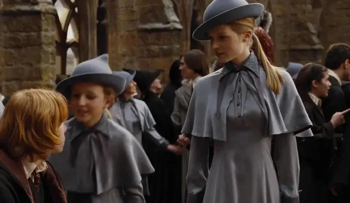 Fleur Delacour communicating with children