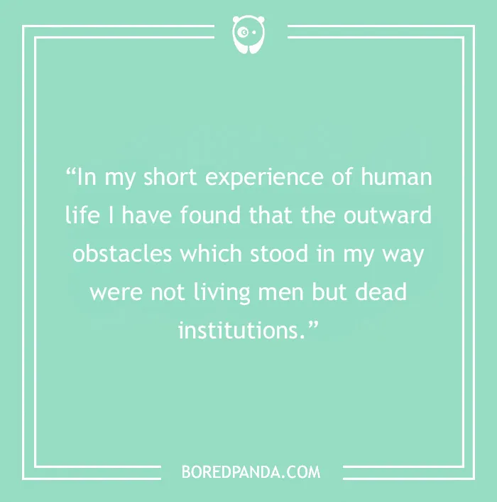 Henry David Thoreau quote on obstacles