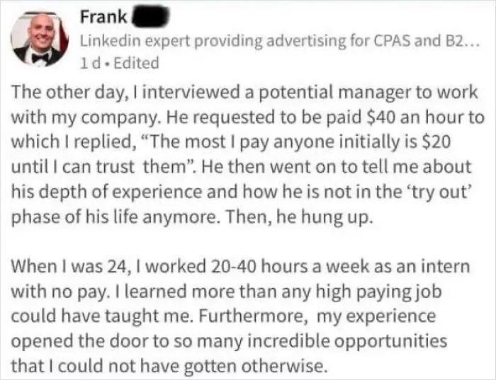 Smh At All These Spoiled People Not Willing To Work For Half Their Market Worth For No Reason Smh