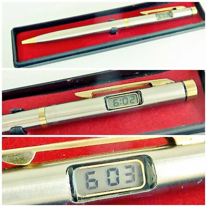 Eras guay en los 80 si tenías este bolígrafo con reloj digital