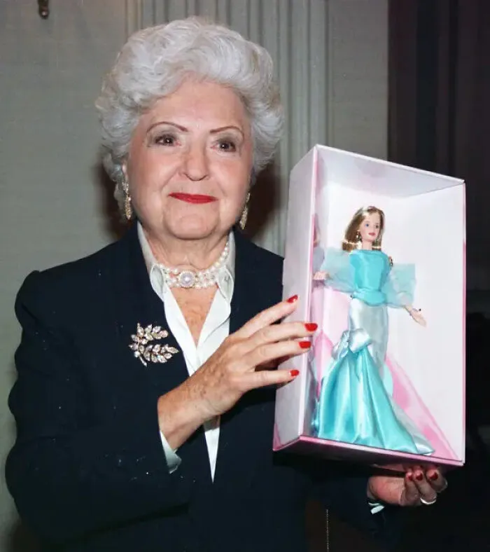 When Ruth Handler Comes To Barbie Land, She Makes A Quick Comment About Her Financial Troubles